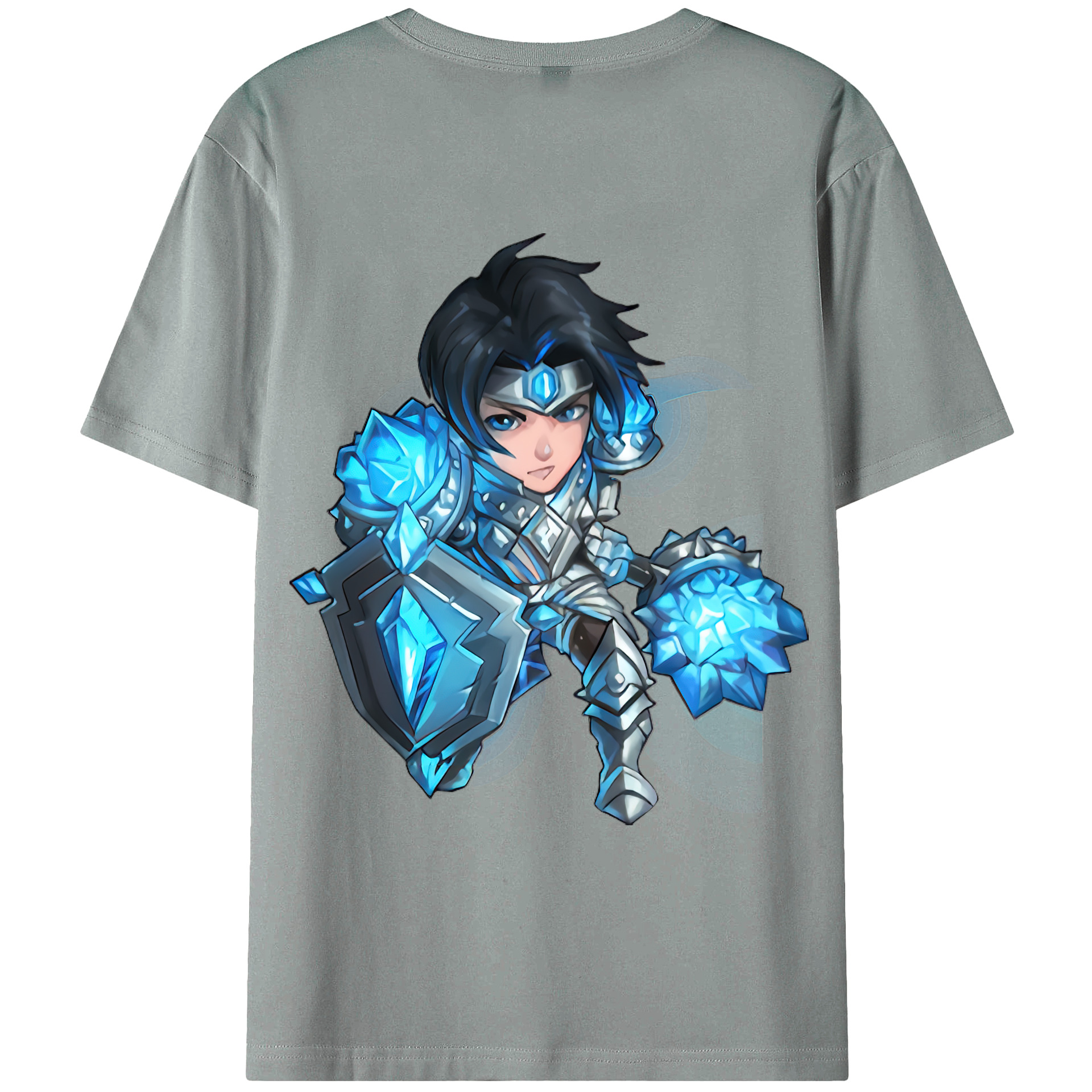 （画像用） リーグ・オブ・レジェンド League of Legends LOL 綿100％ メンズ半袖Tシャツ（バックプリント） 通気性